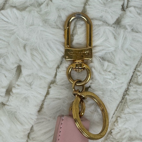 Louis Vuitton Pink and Brown Key Card Holder - Picture 3 of 12